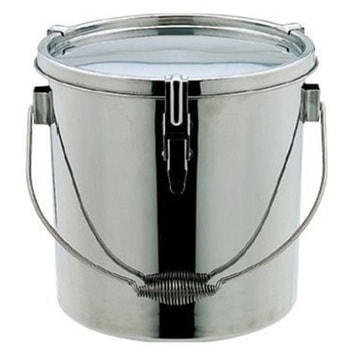 注文コード:44085503 直径300x300mm/20L密閉容器(ステンレス製) - エスコ