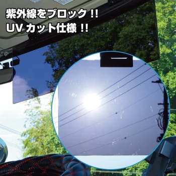注文コード:44363395,44363404,44363420,44363429,44363438 UVカットサンバイザー 2t~乗用車 右 - JET INOUE(ジェットイノウエ)
