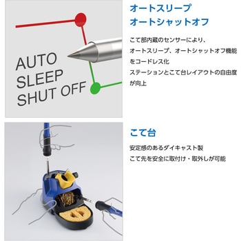 注文コード:44678229 リワークステーション FX-973 100V 2極接地プラグ - HAKKO(白光)