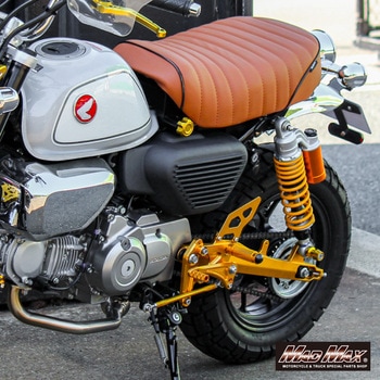 注文コード:44724069 HONDA ホンダ モンキー125 アルフィンカバー(サイドカバー) ブラック - MAD MAX(マッドマックス)