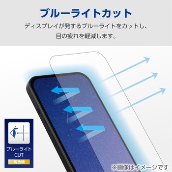 注文コード:47349324 iPhone 16 / 15 フィルム アンチグレア ブルーライトカット 抗菌 ハードコート 指紋防止 反射防止 - エレコム