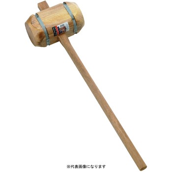 イタヤ材 金巻角型掛矢 浅野木工所