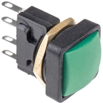 注文コード:49298613 ITW 押しボタンスイッチ 10 A @ 250 V ac モーメンタリ パネルマウント ITW