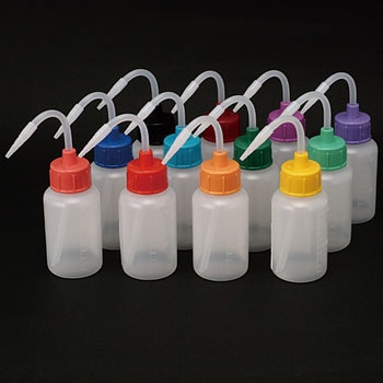 注文コード:49351015 NT洗瓶 カラーcap 細口 100mL 安元化成