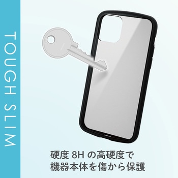 注文コード:49673795 iPhone 11 Pro ケース カバー TPU ポリカーボネート フレームカラー 耐衝撃 ストラップホール付 - エレコム