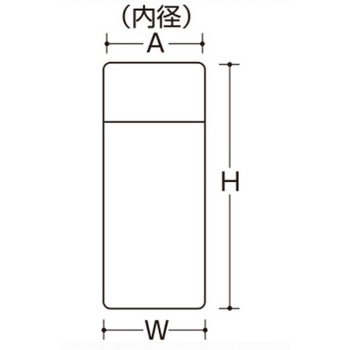 注文コード:49969334 Φ74x102mm/0.30L 広口ポリ容器(10個) - エスコ