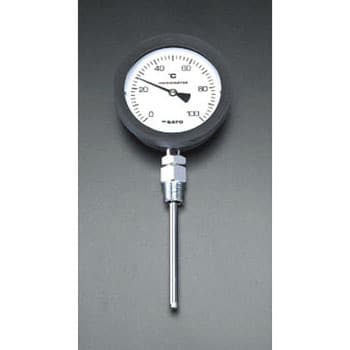 EA727AA-61 0-150℃/ 50mm バイメタル式温度計 エスコ 50189186