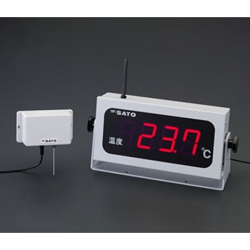 EA728AD-40 350x165mm 大型デジタル温度計(コードレス/マルチ) エスコ 50190157