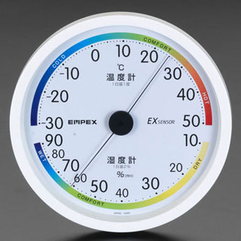 EA728EB-33 162mm 温度・湿度計 エスコ 50190376