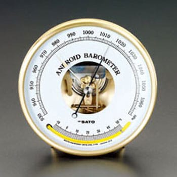EA742BD-1 Φ158x50mm 気圧計 エスコ 50194822