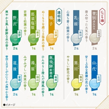 注文コード:50294704 日本の名湯 至福のぜいたく - バスクリン