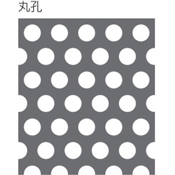 注文コード:50659857 500x 500x1.5mm/ 6mm パンチングメタル(アルミ製) - エスコ