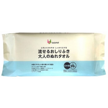 JEL SASAYELL 流せるおしりふき 昭和紙工
