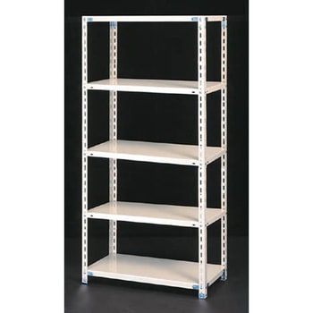 注文コード:50736796 1200x300x1800mm/150kg/5段 スチール棚 エスコ