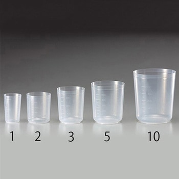 注文コード:50793426 500ml ポリプロピレン製カップ(5個) - エスコ