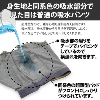 注文コード:51777987,51777996,51778005,51778014 メンズ 吸水消臭 スマートボクサーパンツ 辻一