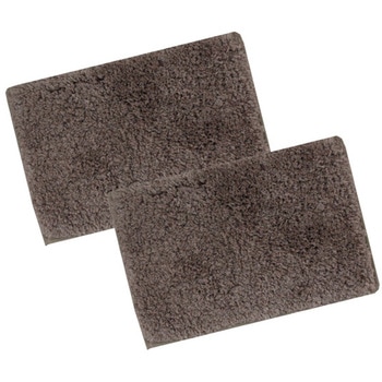 注文コード:52597347 ふわっふわ!マイクロファイバーバスマット シンフォニ 35×50cm ブラウン 2枚入 マルナカ