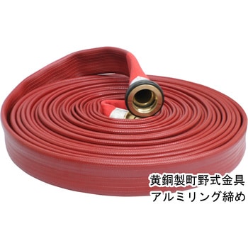 注文コード:54046433,54046449,54046458 岩崎製作所 多目的散水・一般消防用ホース 【ストロングラインα】 耐圧1.7MPa 両面(外張り・内張り)ゴムコーティング仕様 - 岩崎製作所