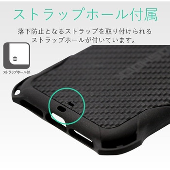 注文コード:54491019 iPhone SE 第3世代 / 第2世代 / iPhone 8 / 7 ケース カバー ZEROSHOCK ゼロショック グリップテクスチャ 耐衝撃 - エレコム