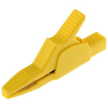 注文コード:54621763 ヒルシュマン 972405103 わに口クリップ 32A 30mm, 黄 Hirschmann Test & Measurement