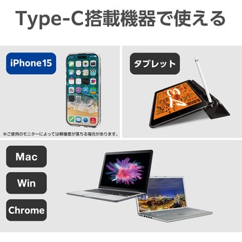 注文コード:54928309 タイプC変換アダプタ HDMI&VGA-TypeC 映像変換 - エレコム