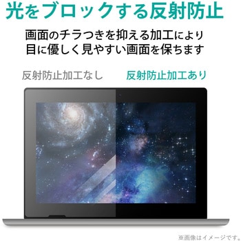 注文コード:54928573 液晶保護フィルム Lenovo Ideapad D330 10.1インチ 反射防止 抗菌加工 フィルター エレコム