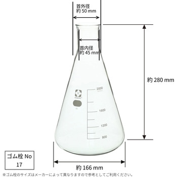 注文コード:54935433 三角フラスコ(SIBATA) - SIBATA(柴田科学)