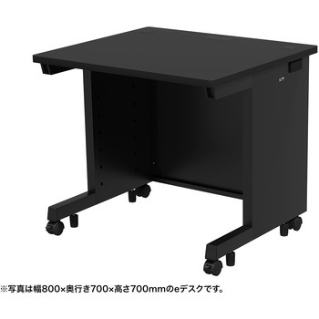 注文コード:55024639 デスク_eシリーズ/ブラック×ブラック サンワサプライ