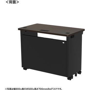 注文コード:55024806 デスク_eシリーズ/木目×ブラック サンワサプライ
