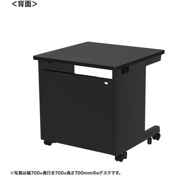 注文コード:55024964 デスク_eシリーズ/ブラック×ブラック サンワサプライ
