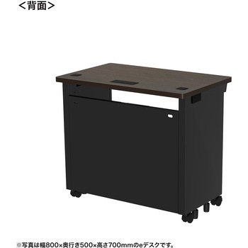 注文コード:55025314 デスク_eシリーズ/木目×ブラック サンワサプライ