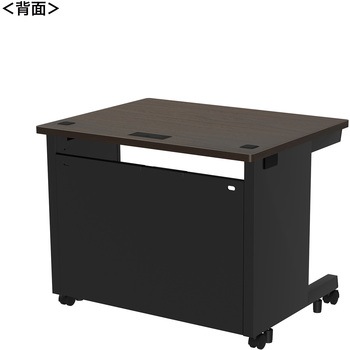 注文コード:55026425 デスク_eシリーズ/木目×ブラック サンワサプライ