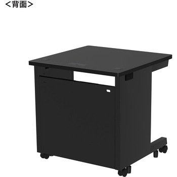 注文コード:55026590 デスク_eシリーズ/ブラック×ブラック サンワサプライ