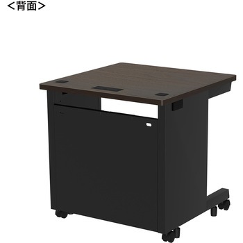注文コード:55026678 デスク_eシリーズ/木目×ブラック サンワサプライ