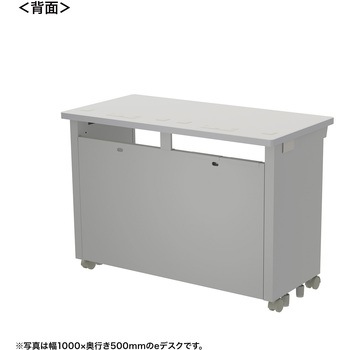 注文コード:55027019 デスク_eシリーズ/ライトグレー×ライトグレー サンワサプライ