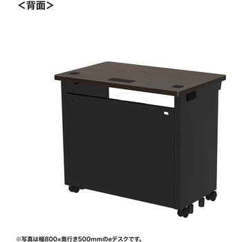 注文コード:55027737 デスク_eシリーズ/木目×ブラック サンワサプライ