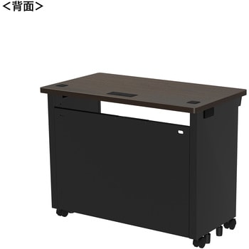 注文コード:55027764 デスク_eシリーズ/木目×ブラック サンワサプライ