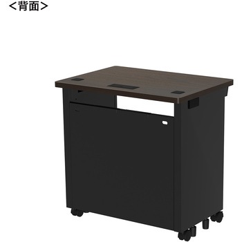 注文コード:55028069 デスク_eシリーズ/木目×ブラック サンワサプライ