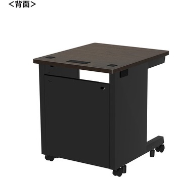 注文コード:55029164 デスク_eシリーズ/木目×ブラック サンワサプライ