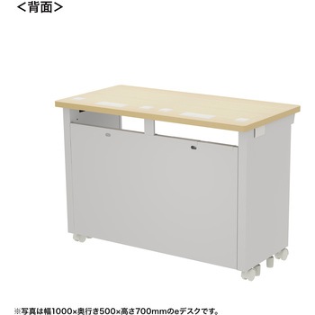 注文コード:55029584 デスク_eシリーズ/薄い木目×ホワイト サンワサプライ