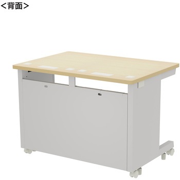 注文コード:55030300 デスク_eシリーズ/薄い木目×ホワイト サンワサプライ
