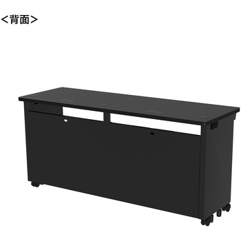 注文コード:55030370 デスク_eシリーズ/ブラック×ブラック サンワサプライ