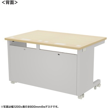 注文コード:55031079 デスク_eシリーズ/薄い木目×ホワイト サンワサプライ