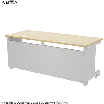 注文コード:55031350 デスク_eシリーズ/薄い木目×ホワイト サンワサプライ