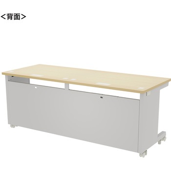 注文コード:55031359 デスク_eシリーズ/薄い木目×ホワイト サンワサプライ