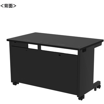 注文コード:55031456 デスク_eシリーズ/ブラック×ブラック サンワサプライ