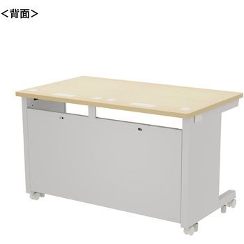 注文コード:55031474 デスク_eシリーズ/薄い木目×ホワイト サンワサプライ