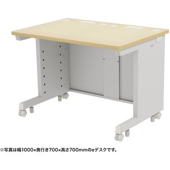 注文コード:55032007 デスク_eシリーズ/薄い木目×ホワイト サンワサプライ