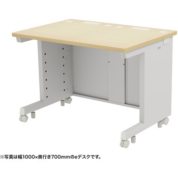 注文コード:55032016 デスク_eシリーズ/薄い木目×ホワイト サンワサプライ