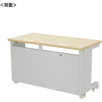 注文コード:55032129 デスク_eシリーズ/薄い木目×ホワイト サンワサプライ